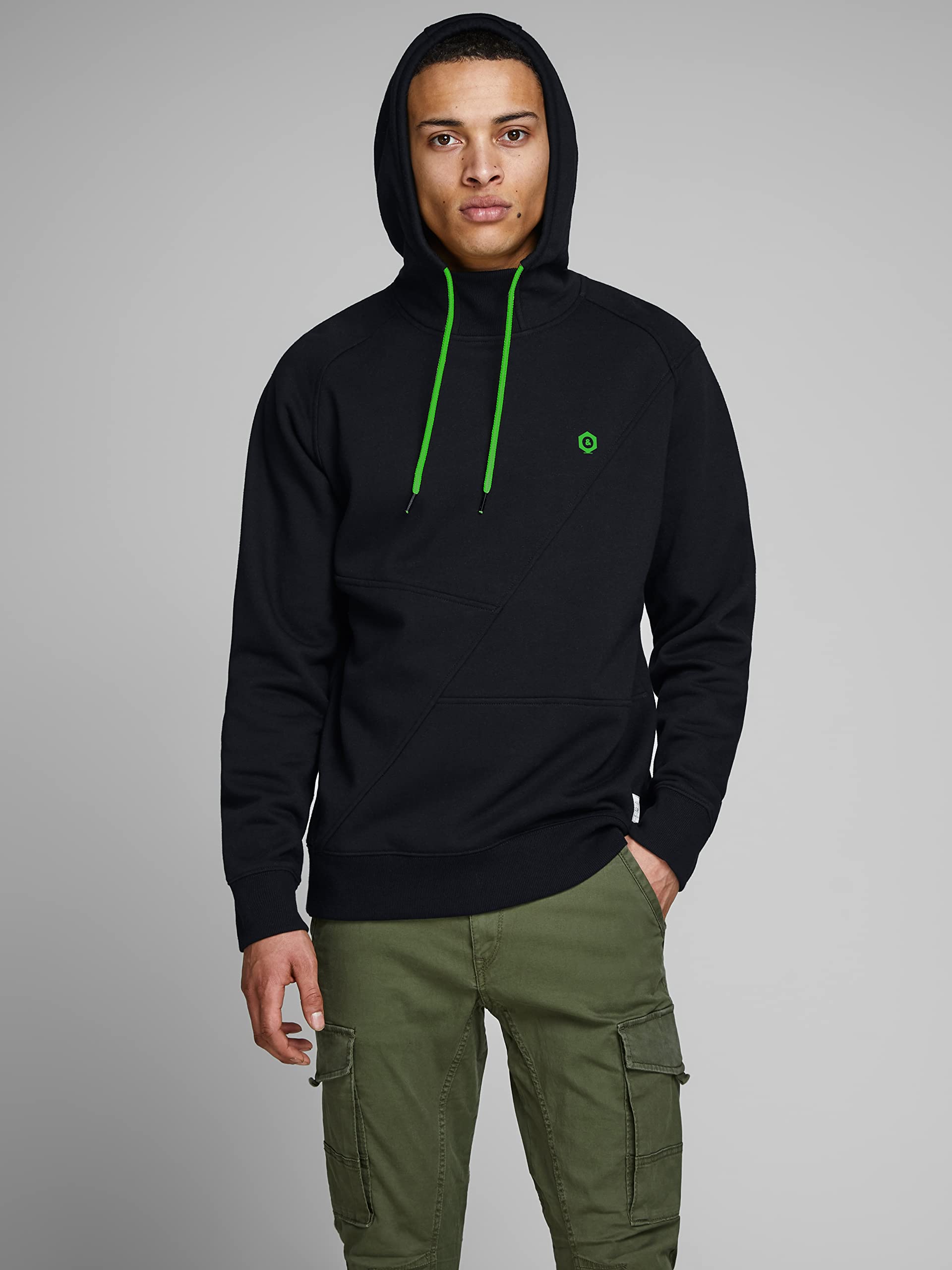 Jack & Jones Bluza z kapturem Mężczyźni JCOPINN SWEAT HOOD NOOS