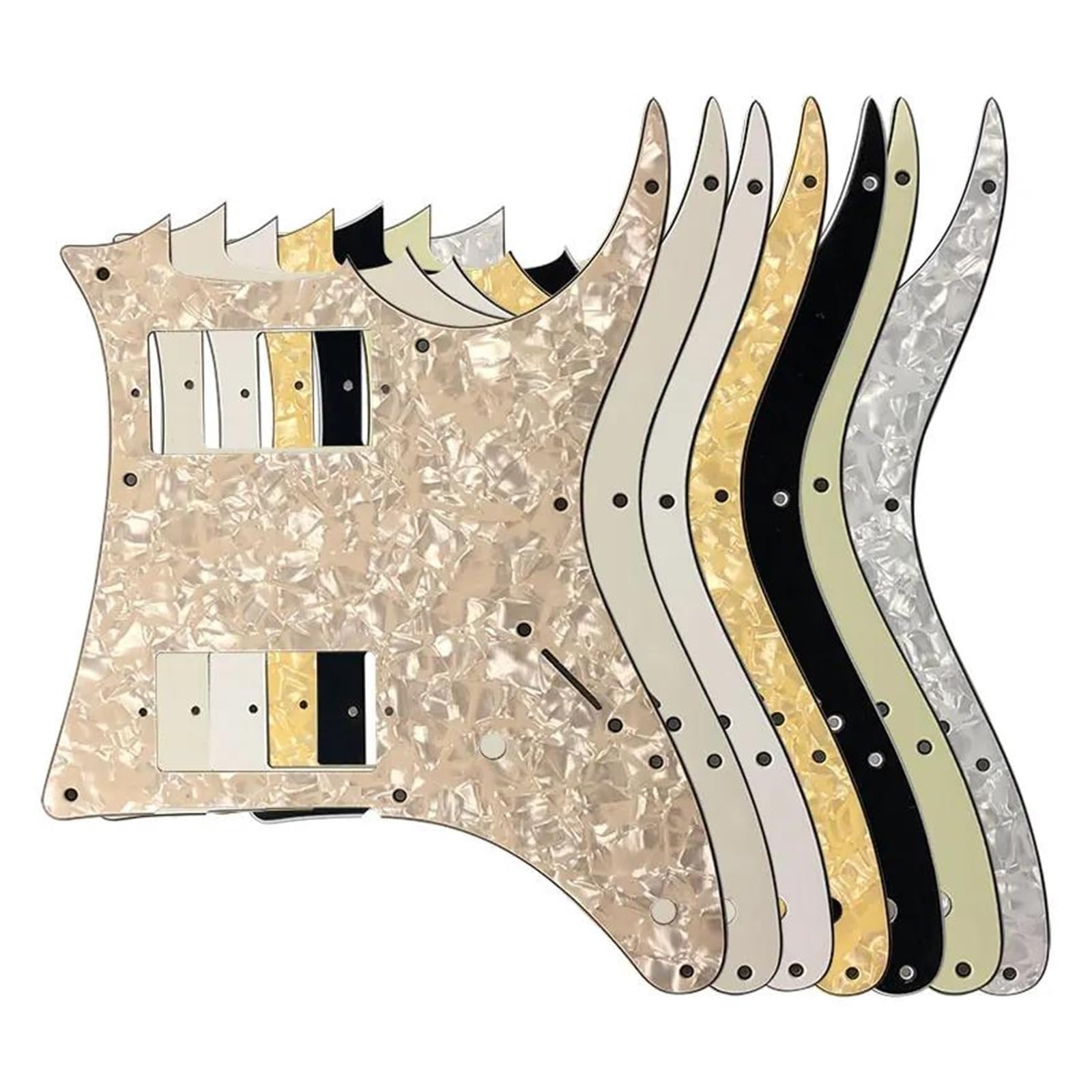 maskownica do gitary Części gitarowe Pickguardy Garnitury gitarowe HH Pick Muzyka Akcesoria zamienne(Style 27)