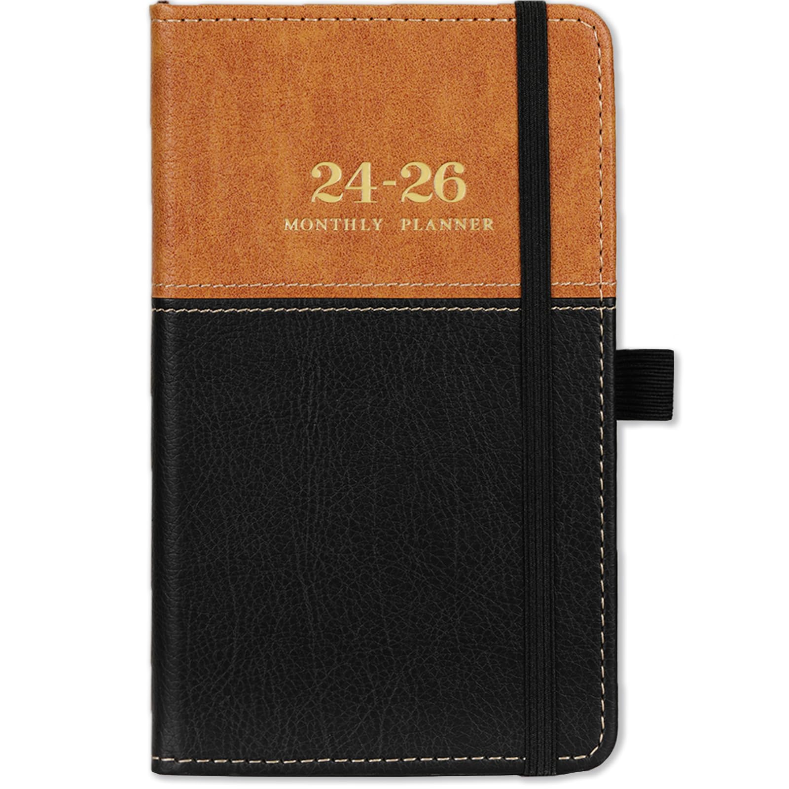 2024-2026 Pocket Planner - 3 Year Monthly Pocket Calendar 2024-2026, from January 2024 - December 2026, 6.4" x 3.8", 2024-2026 Pocket Calendar for Purse, Pocket Calendar with Inner Pocket + Pen Holder
