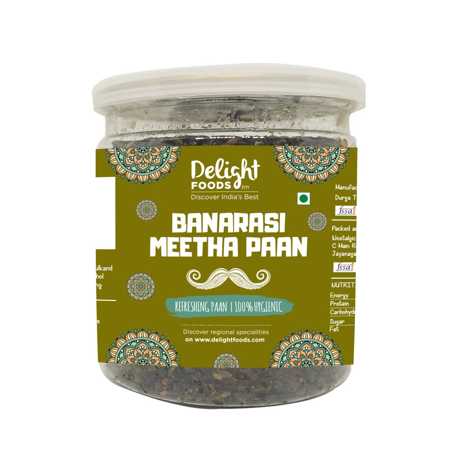 Meetha Paan Banarasi Delight Foods mignardise de fin de repas de mariage indien 300g