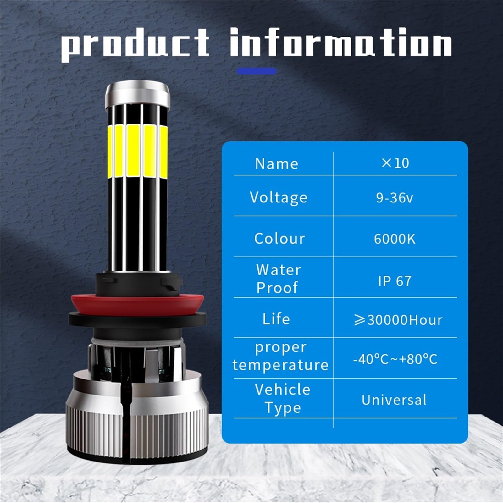 H7 LED Canbus H4 H1 HB3 HB4 9012 DRL svolta dinamica