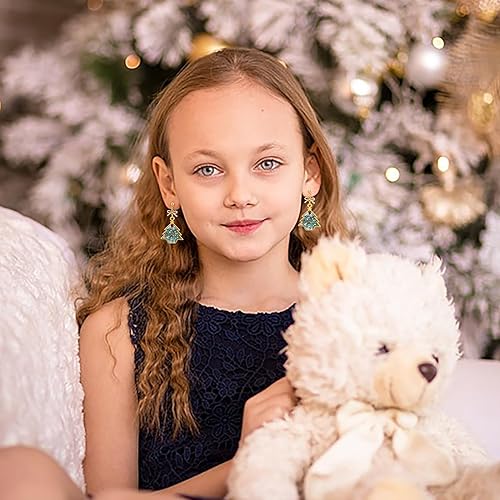 Miniatura 4 de Pandahall - Colgantes de aleación para árbol de Navidad 1260 x 1043 x 0079in marco hueco para hacer joyas de flores prensadas