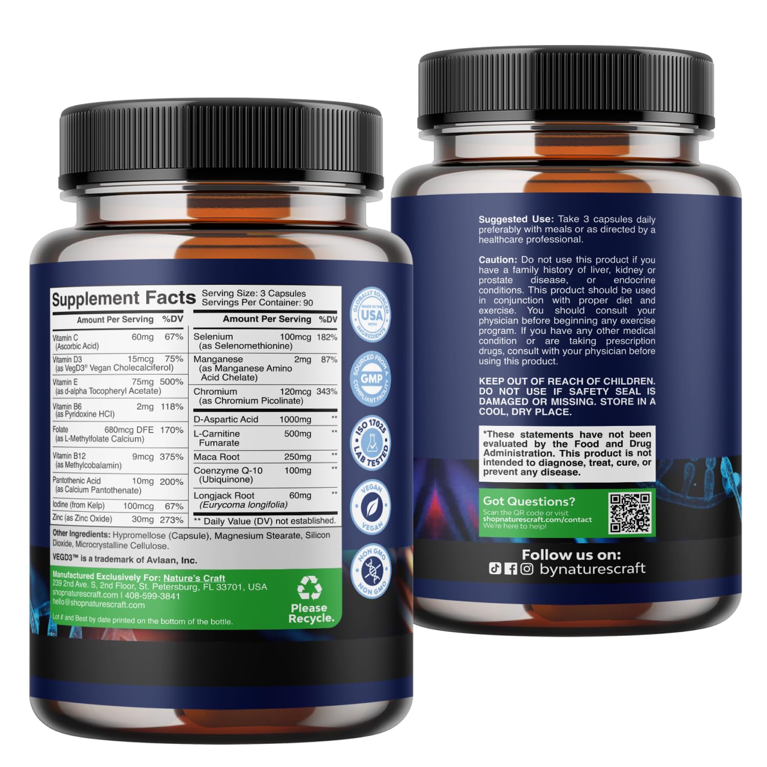 Pre-Conceive Male Reproductive Support Supplement with CoQ10 – 270 Ct — Amazon image 9