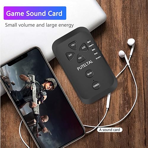 Vista 5 de Voice ChangerDisguiserModulator for PS4PS5Xbox OnePCPhoneLaptops with Adjustable Voice Functions