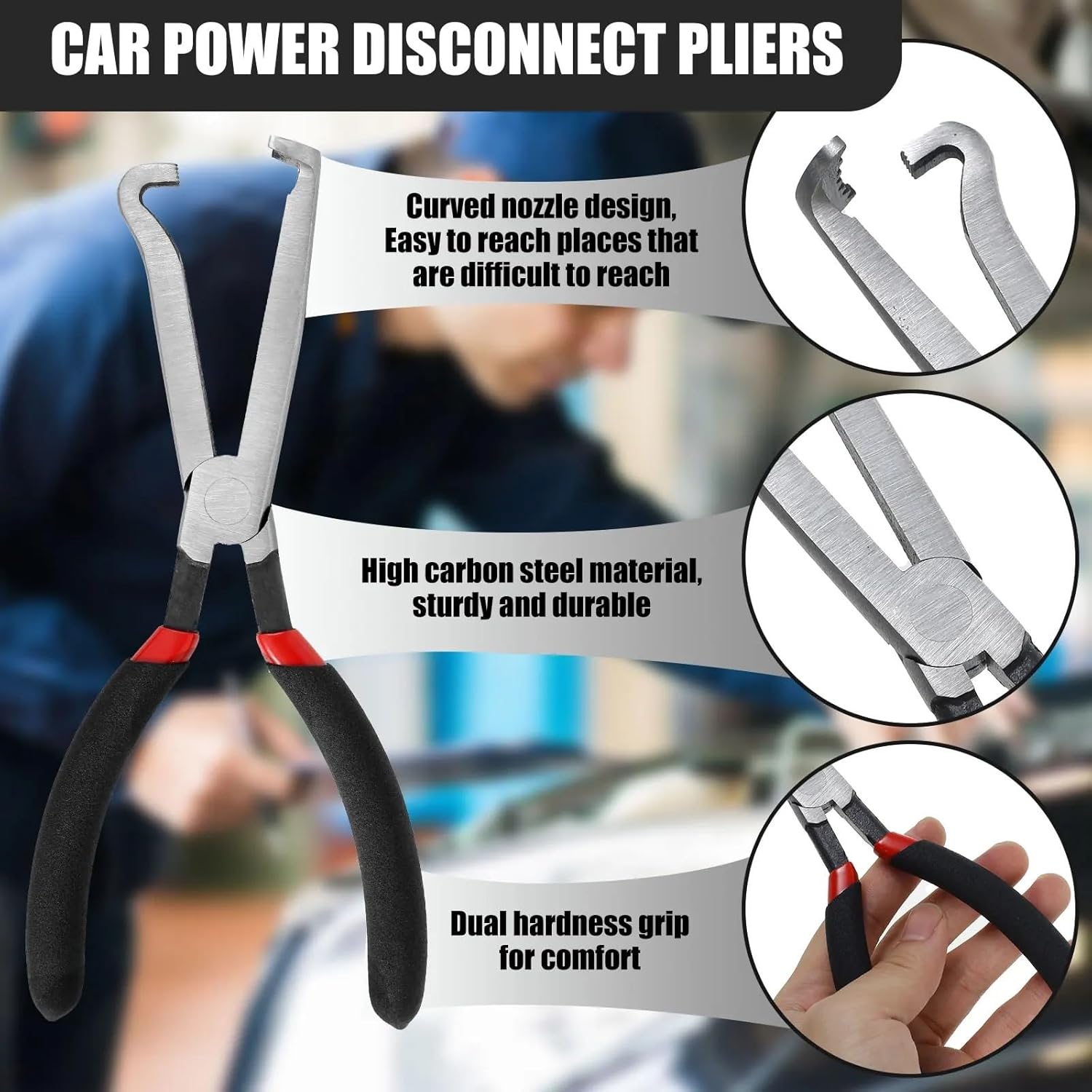 Fuel Line And Electrical Disconnect Pliers Wire Removal Plier Oil Pipe Separate 1Pcs(1pc)