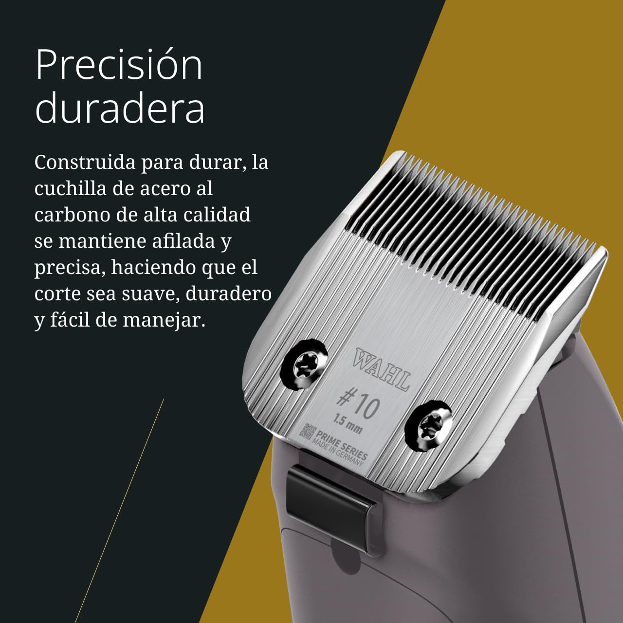 Wahl, KM10+, Máquina de Cortar Pelo para Animales con Cable, Ligera, Silenciosa y Eficiente, Morado