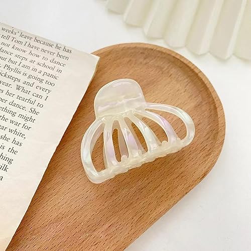 Miniatura 9 de 4 pinzas para el cabello, pinzas de acetato para mujeres y niñas, pinzas de mandíbula francesa, pinzas de pulpo, pinzas antideslizantes para cabello