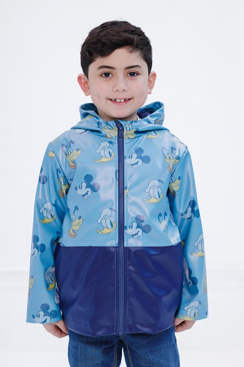 Disney Zip Up Waterproof Rain Jacket Toddler to Little Kid Sizes (3T - 7) - Image 2