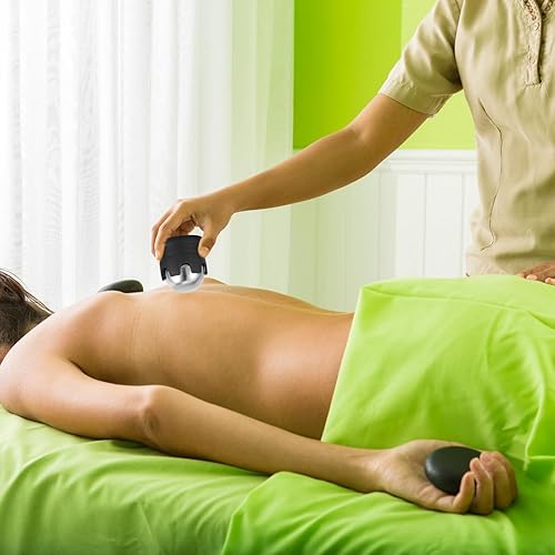 Miniatura 6 de TEHAUX Bola de masaje desmontable de acero inoxidable para relajación muscular de tejido profundo, terapia de rodamiento de hielo para cuello,