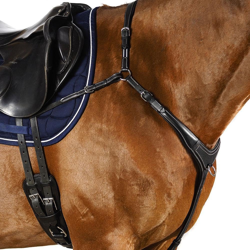 Precision Jump 3 Point Breastplate Black Oversize