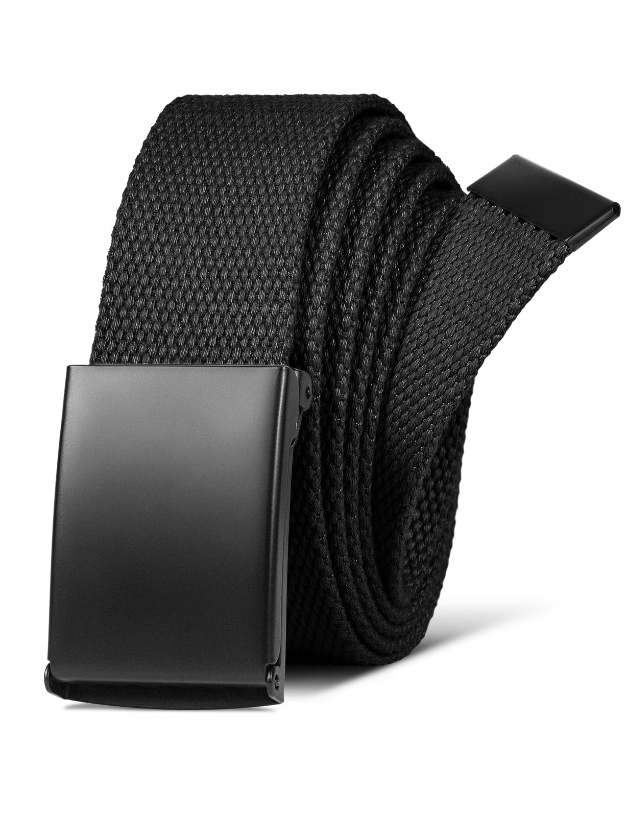 LXMY Cinture da uomo, cinture da lavoro per uomo, cintura regolabile in tela di nylon da golf si adatta ovunque