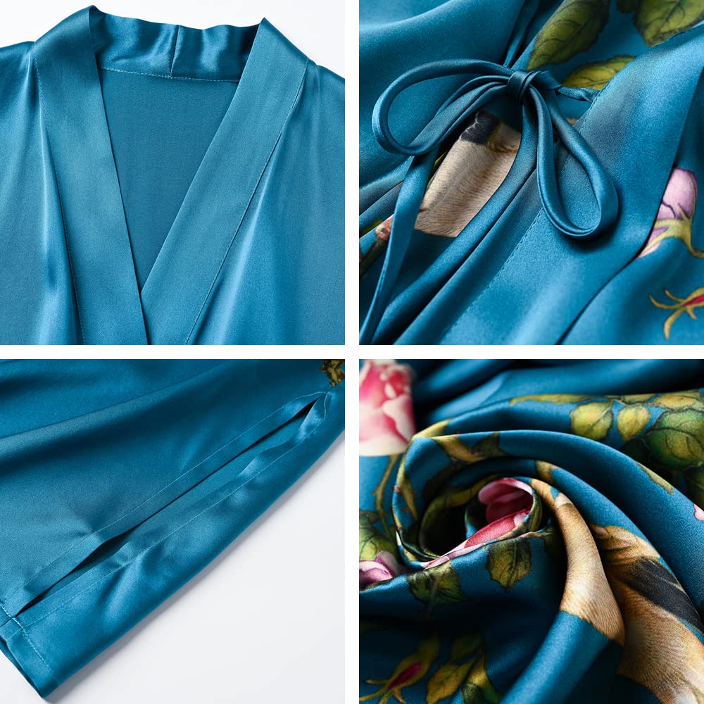Damen Kimono Robe kimono robe (1er Pack)