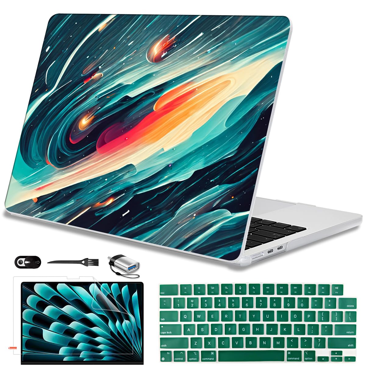 Macbook Air M2 EooCoo Case Compatible With MacBook Air 13 Inch M4