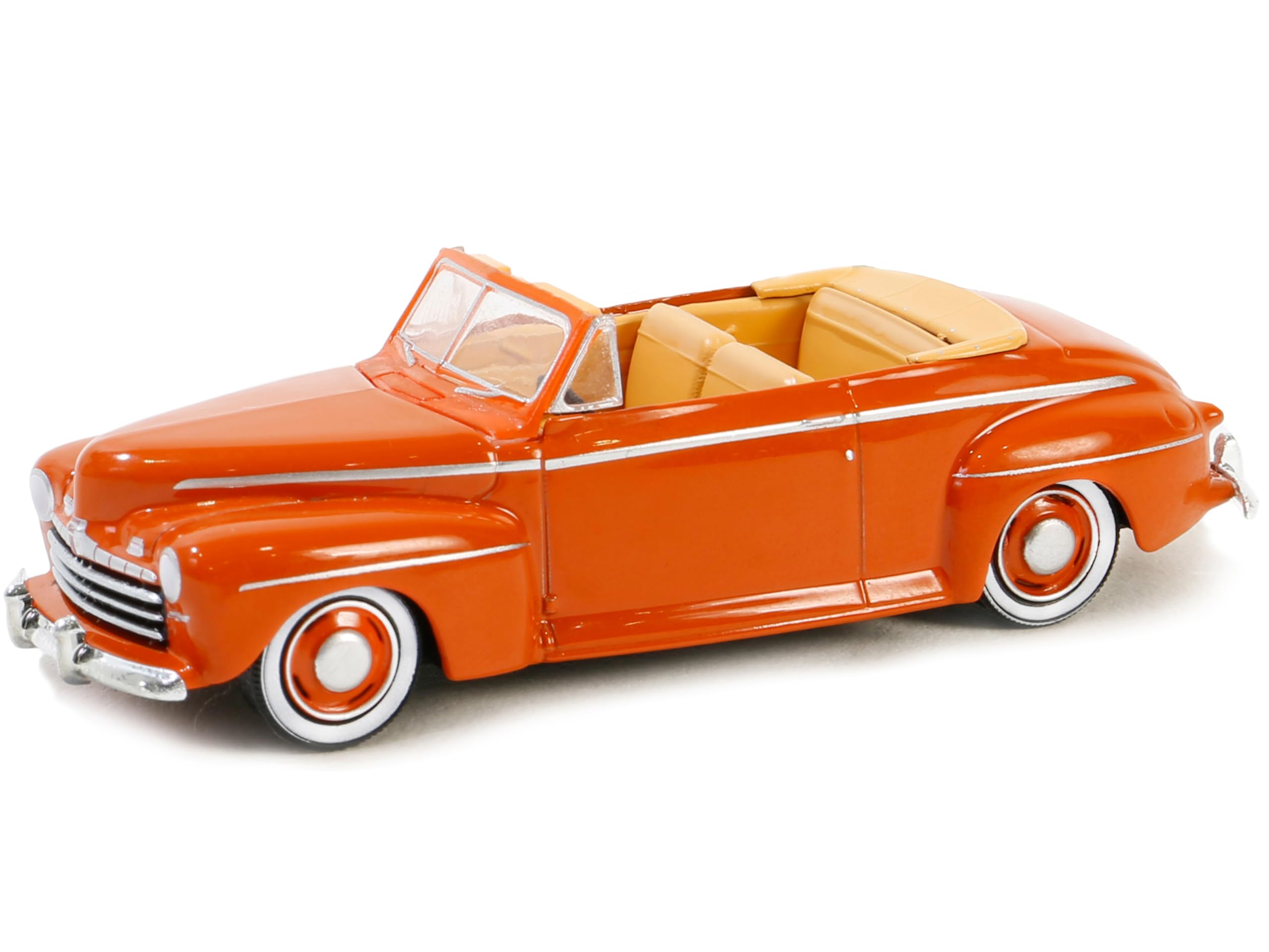1946 Super Deluxe Convertible Orange Vintage Ad Cars Series 10 die cast Model car by Gree…