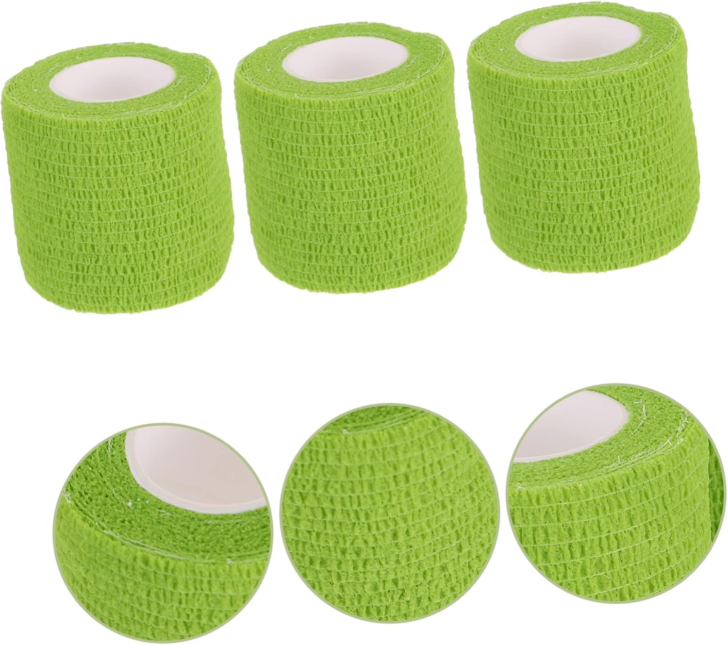 minkissy 6rolls Elastic Sports Self Wrap Cohesive Pet Injury Wrap Elastic Bandage Tape for Outdoor Protection Comfortable