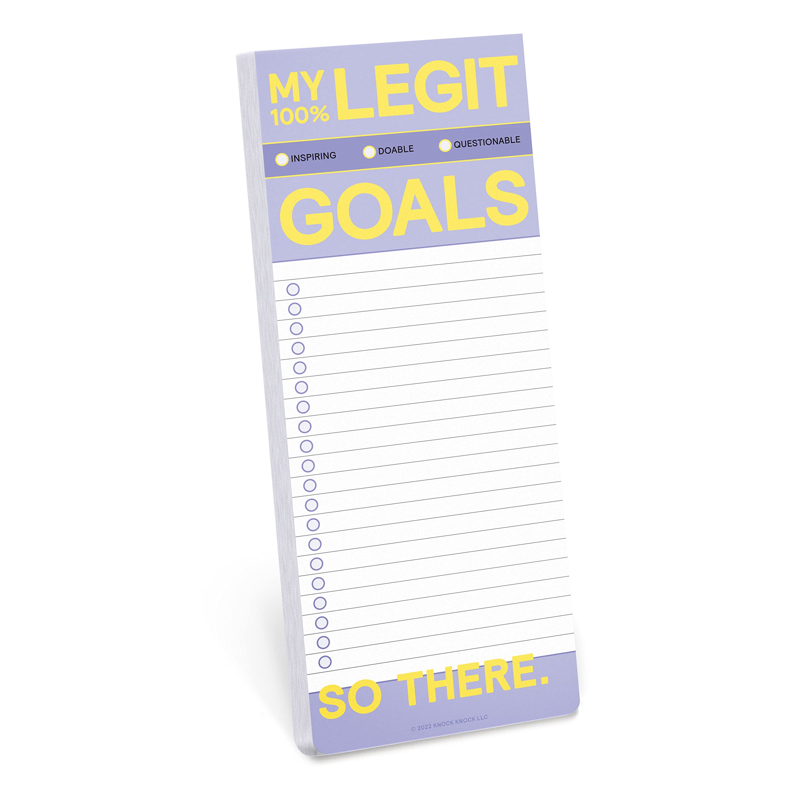 Knock Knock Goals To Do A List bloc-notes violet liste de tâches - 7