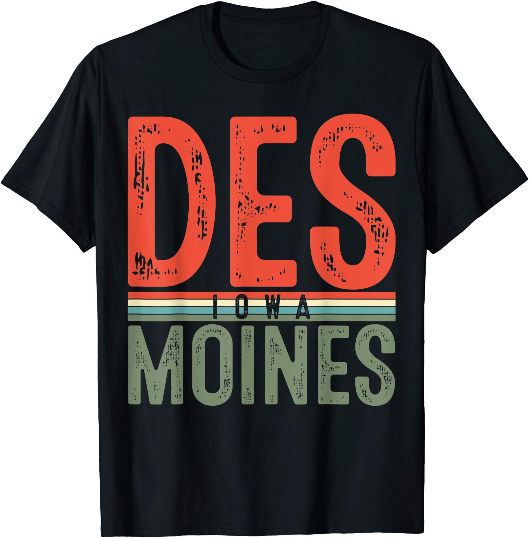 Des Miones Iowa T-Shirt