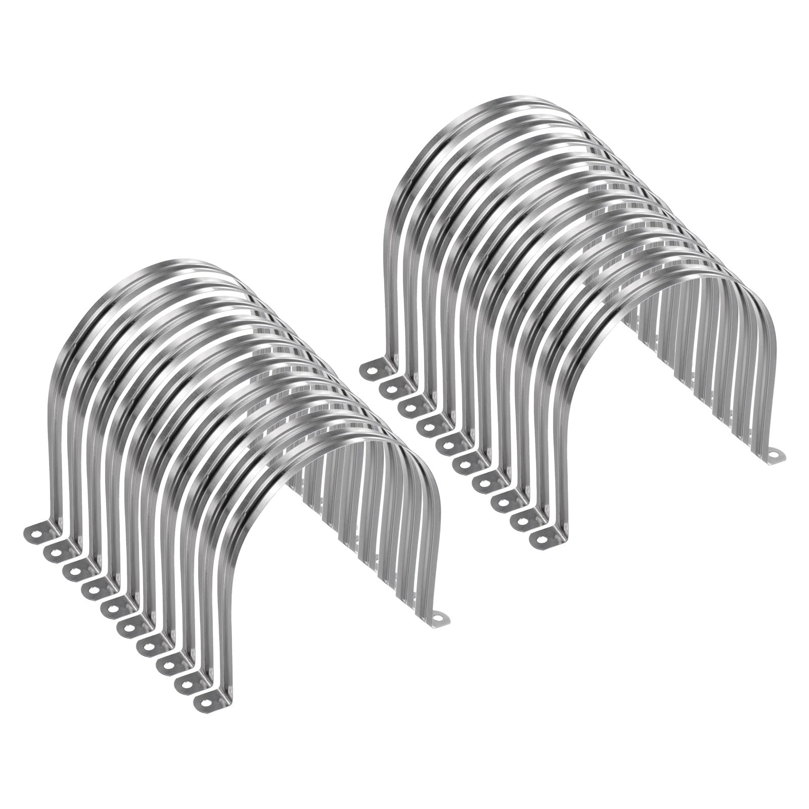 Abrazadera de tubo en U M150 HARFINGTON de acero inoxidable de 150 mm para mangueras rígidas