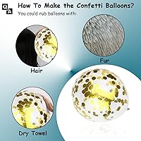 Vista 7 de Globos de color verde azulado y blanco, globos de látex de confeti dorado para fiesta, color azul turquesa oscuro pastel, azul pavo real, blanco