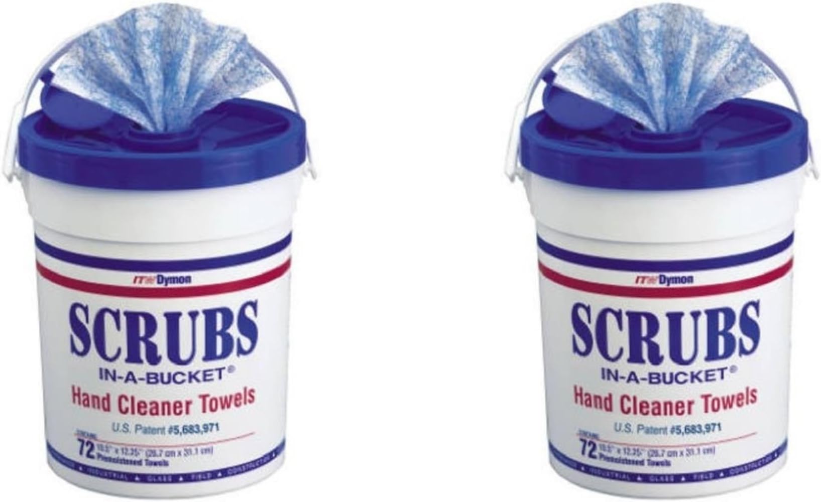 DymonDymon 42272 Scrubs In A Bucket Hand Cleaner Towels 72 Count (2 Pack)