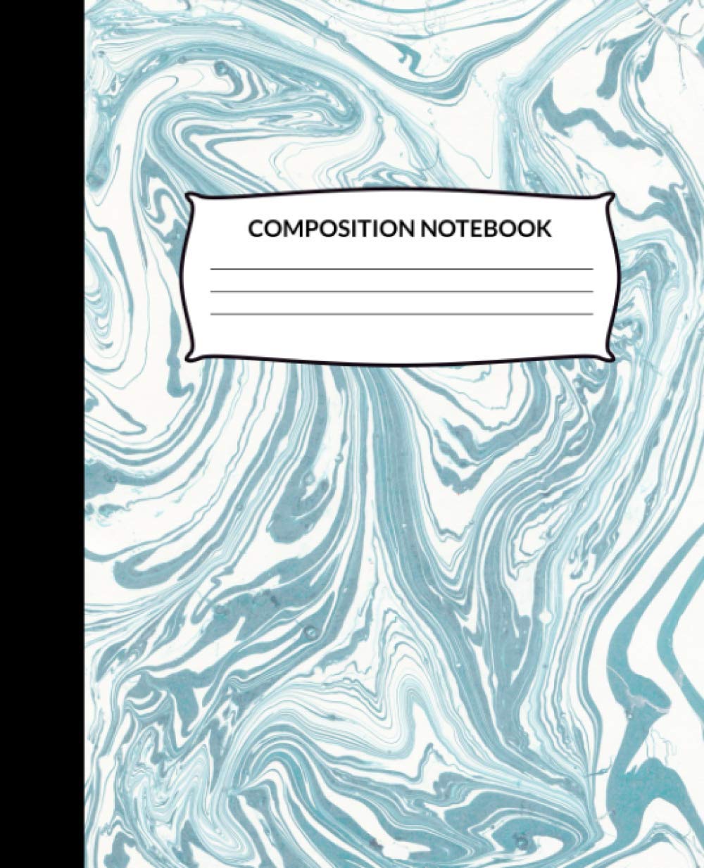Composition Notebook: Wide Ruled Lined Paper Notebook Journal (Marble)