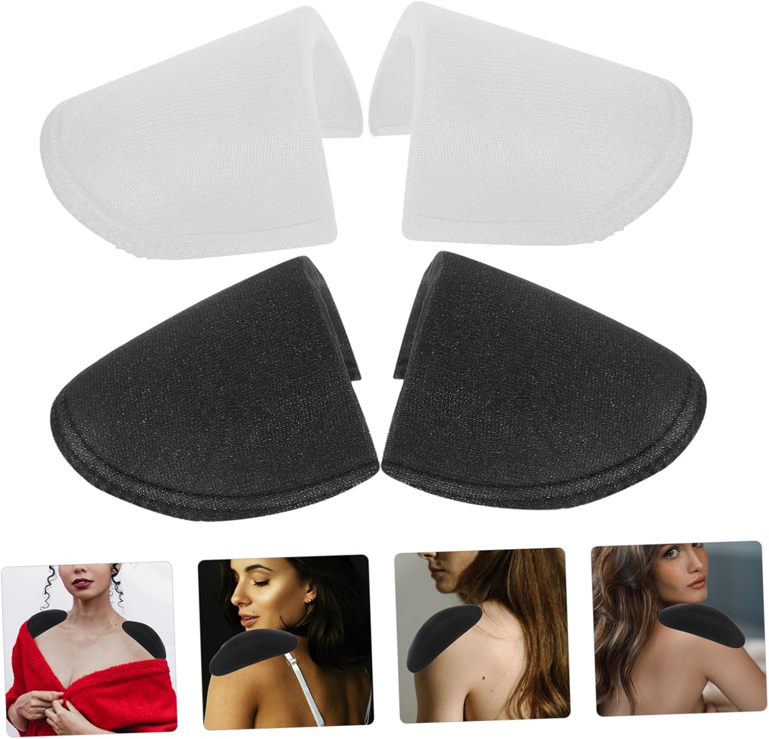 UTHCLO 20 Pair Comfortable Shoulder Pads Durable Sponge Material Invisible Design for Wear for Dancing Dating Social Outings Breathable Replacement Pads