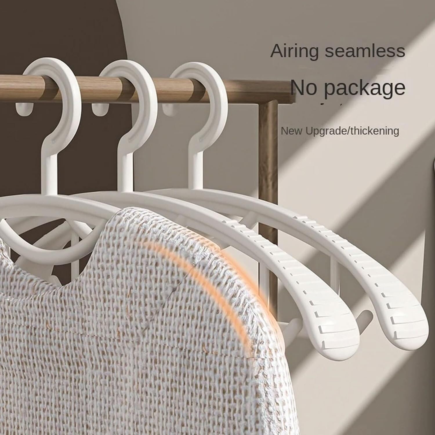 Perchas Camisas 5 Paquetes De Perchas Organizadoras De Armario De Plástico Antideslizantes para Ropa, Pantalones, Faldas, Perchero para Abrigos Hombros para Perchas