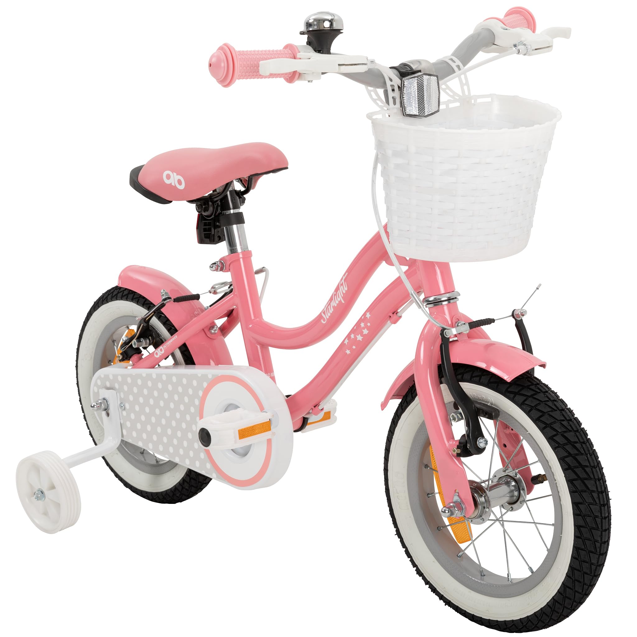 Actionbikes Kinderfahrrad Starlight | 12 16 20 Zoll - V-Brake Bremsen - Fahrrad für Kinder von 2-9 Jahren - Schutzblech v. / h - Kinder Fahrrad für Mädchen & Jungen - Fahrräder - Bicycle - Kinderrad