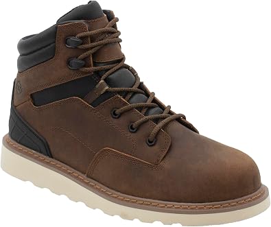 Northside NWS Mens Garner Wedge Mid Waterproof Soft Toe leather Mens Work Boots