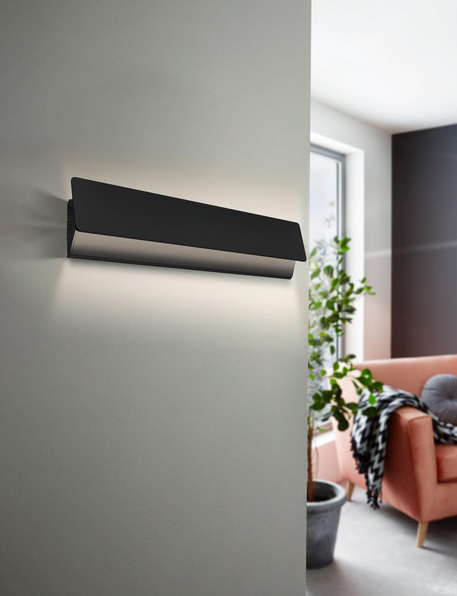 EGLO LED lampa ścienna Zubialde, 1-płomienna oprawa ścienna