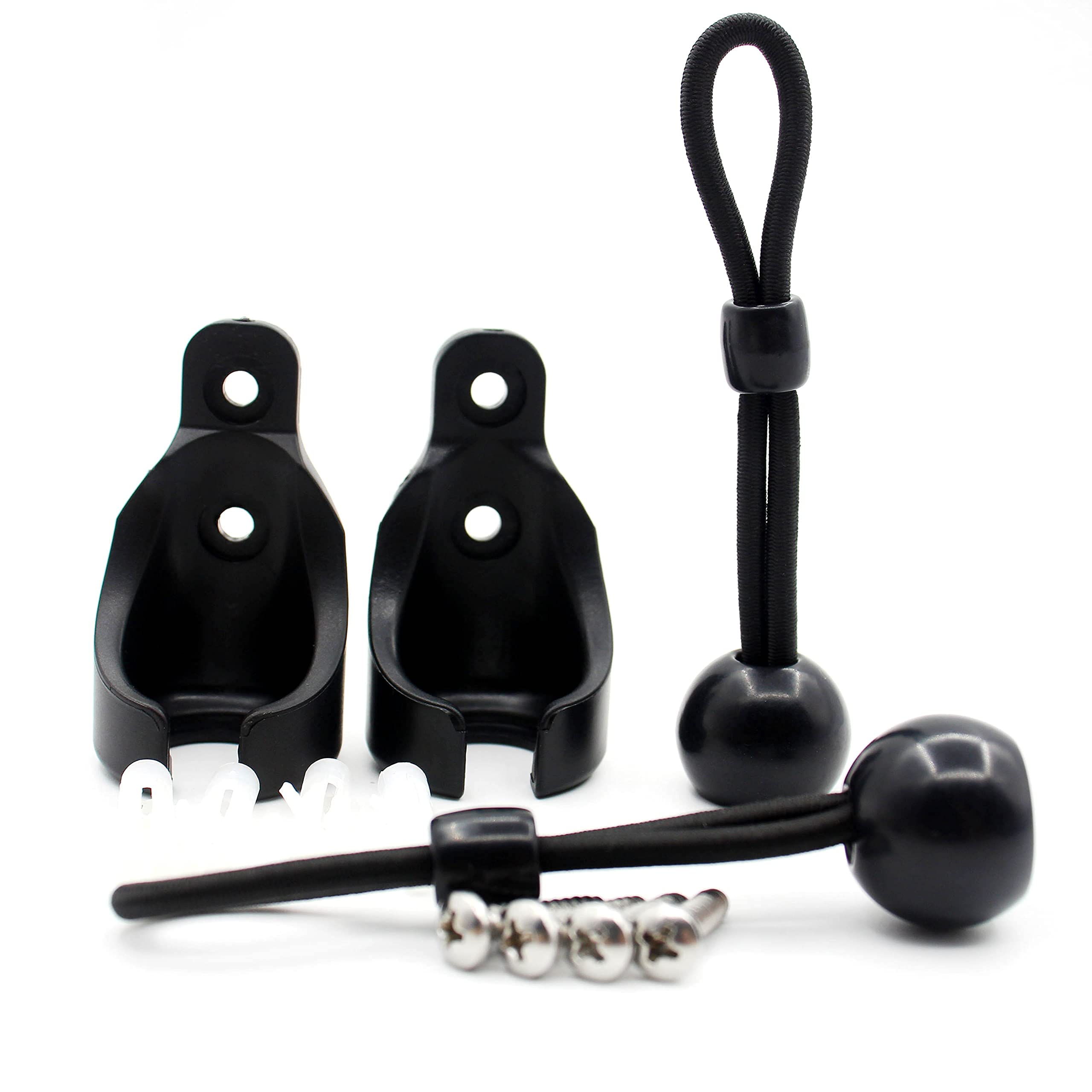 Shade Bungee Kit for Exterior Sun Shades Roller up Blinds,Indoor/Outdoor (Black)