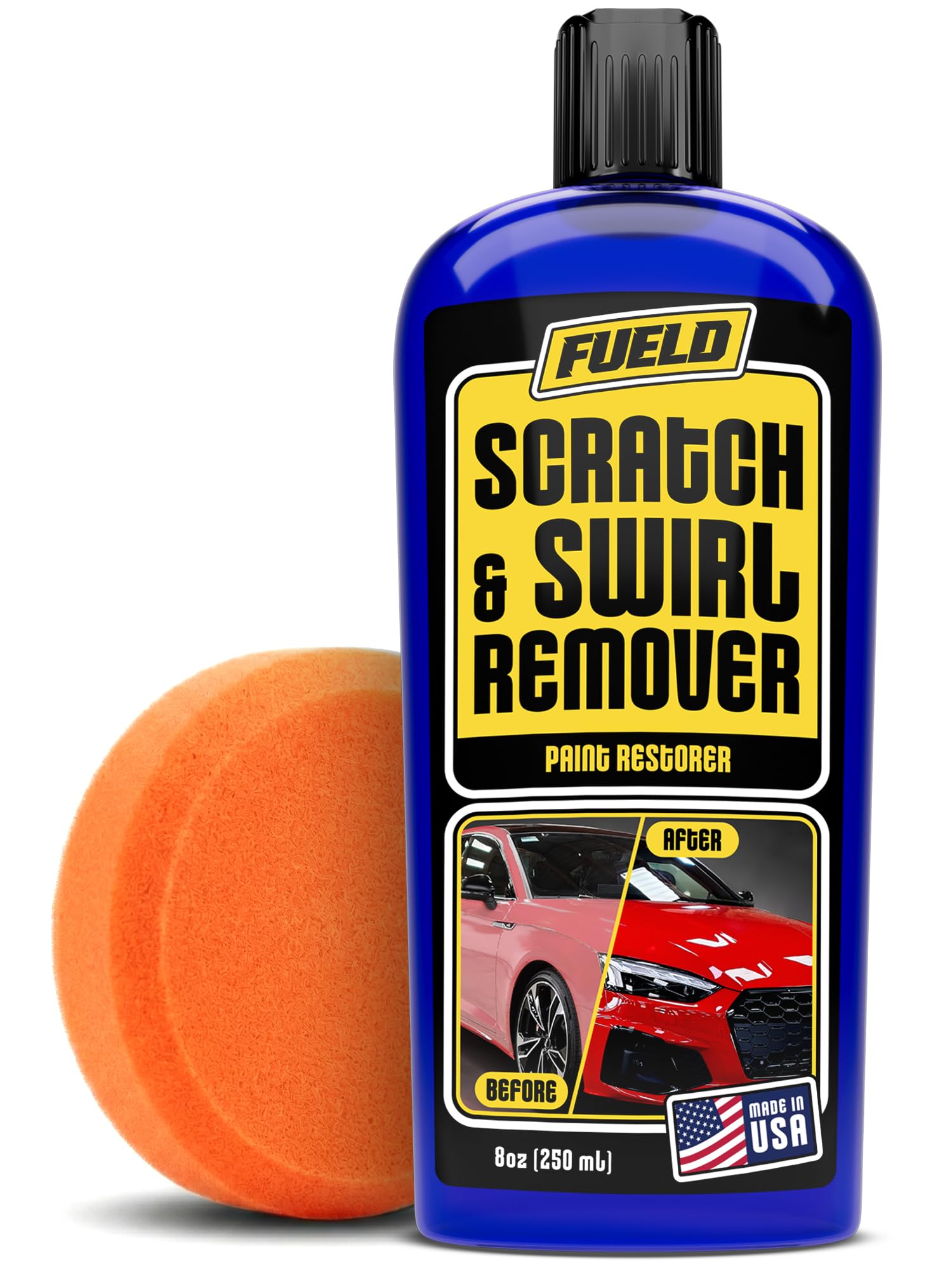 Fueld Scratch Remover – Car Scratch Repair & Swirl Remover for Vehicles – Deep Scratch Repair Compound & Polishing Solution – Car Paint Repair Kit for Clear Coat & Paint Restoration – 8 oz