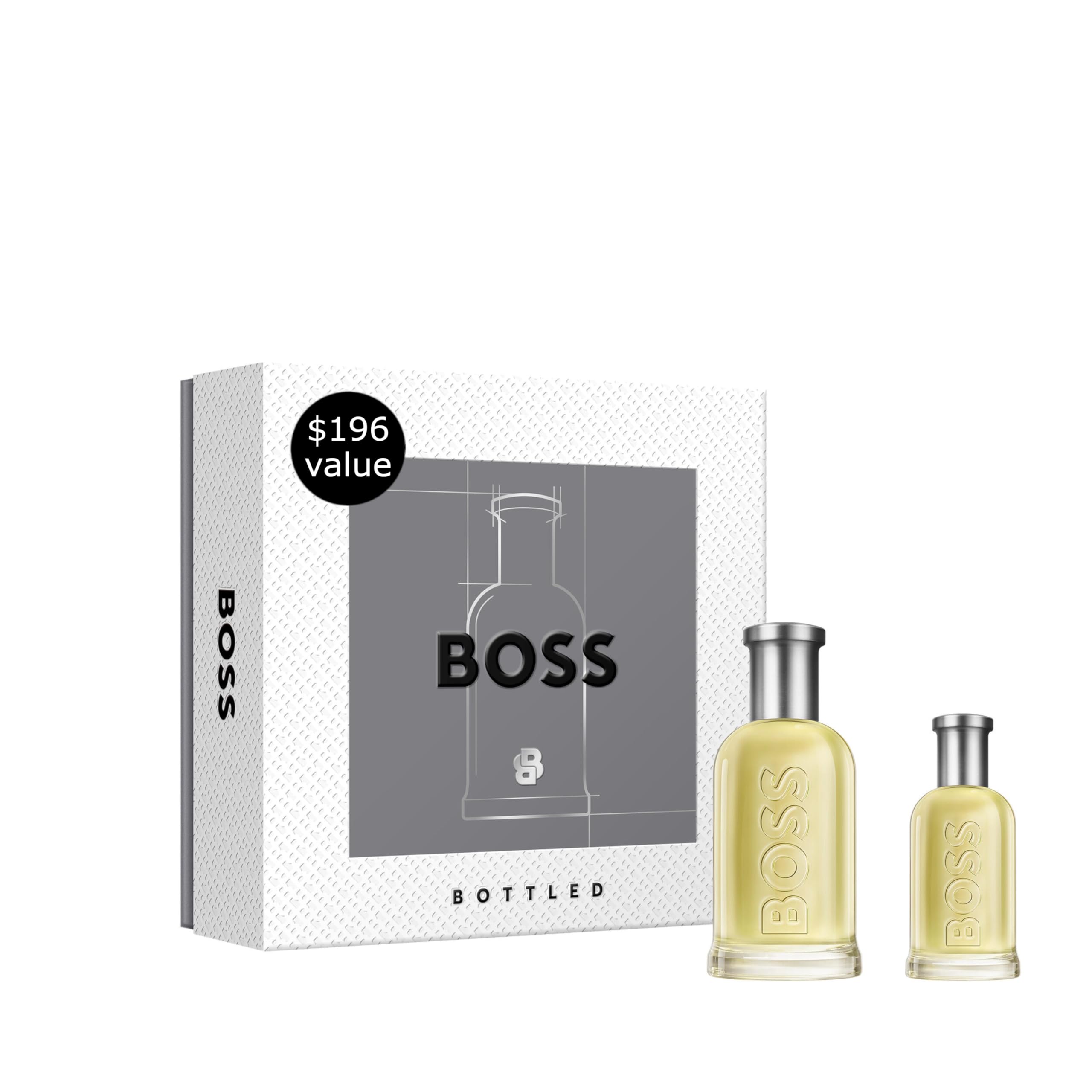 Hugo Boss Bottled Eau de Toilette Woody Mens Cologne With Notes of Apple Cinnamon Wood Long Lasting Fragrance