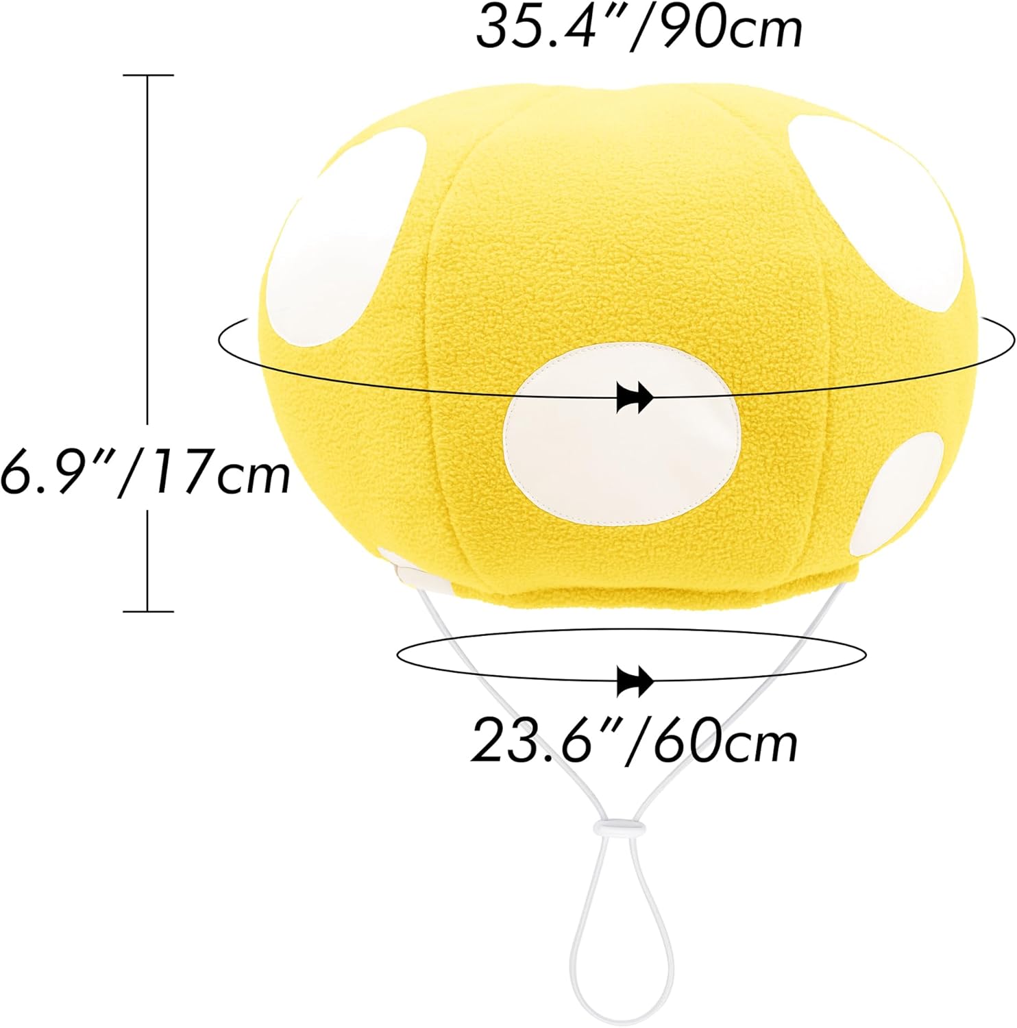 C-ZOFEK Multicolor Mushroom Toad Hat Spotted Cap Game Cosplay Costume for Halloween Christmas - Image 2