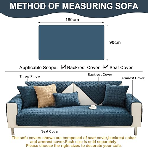 Vista 143 de Fundas para sofá, fundas universales mágicas para sofá, fundas elásticas para sofá en forma de L para sofá seccional, funda para sofá de 3 cojines