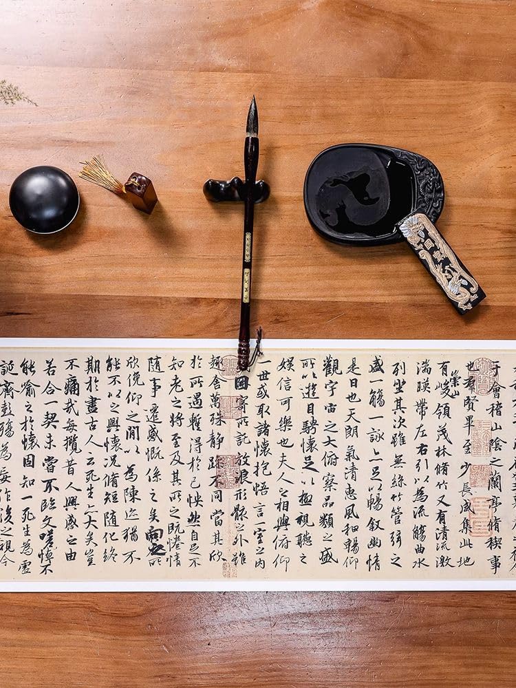 Four Treasures Gift Set with Calligraphy Practice Supplies - Elegant Present for Writers 文房四宝套装-shape1