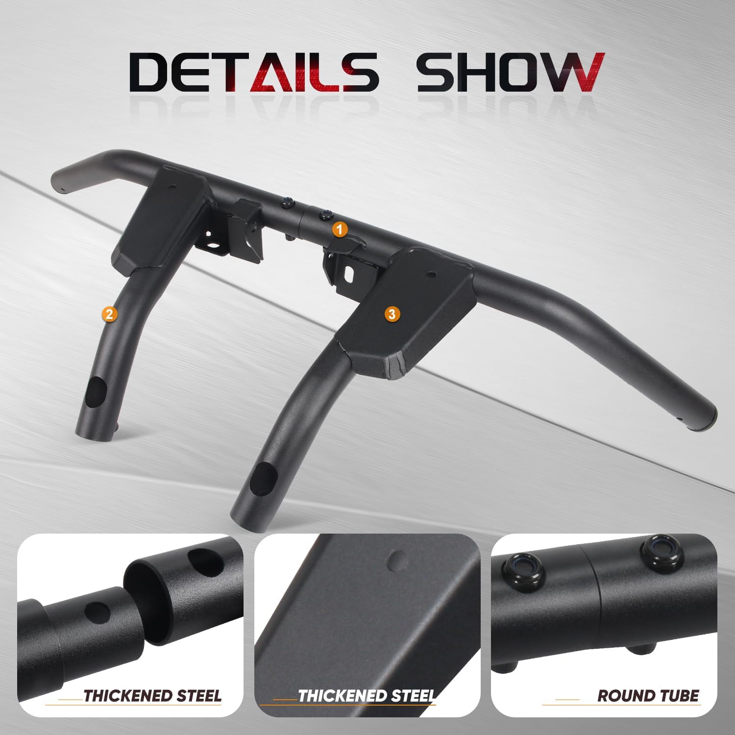 Front & Rear Bumper Guard Compatible with Can Am Outlander 500 700 PRO 2023-2025