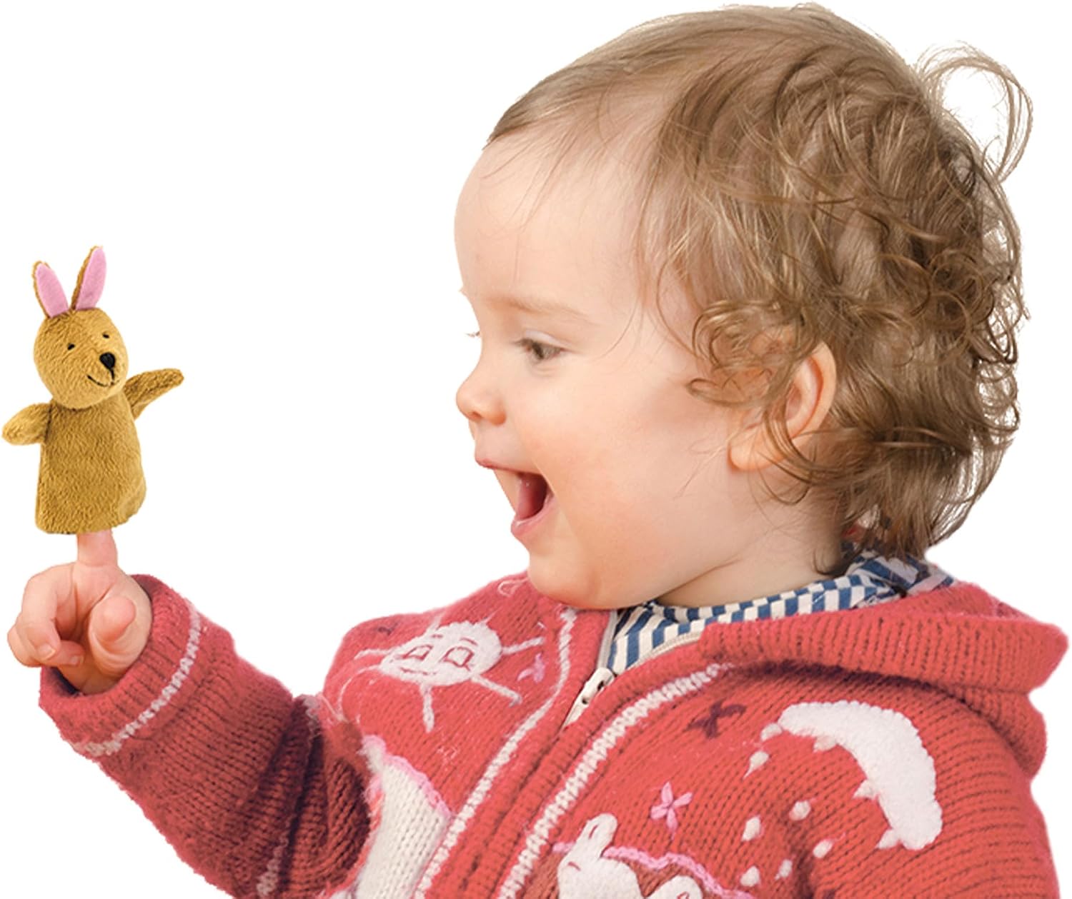 Schylling: Jack in Box - Kangaroo - Classic Pop-Up Music Toy, Momma & Baby Joey Finger Puppet, Plays Song Pop Goes The Weasel, Toddler & Kids 18mo+