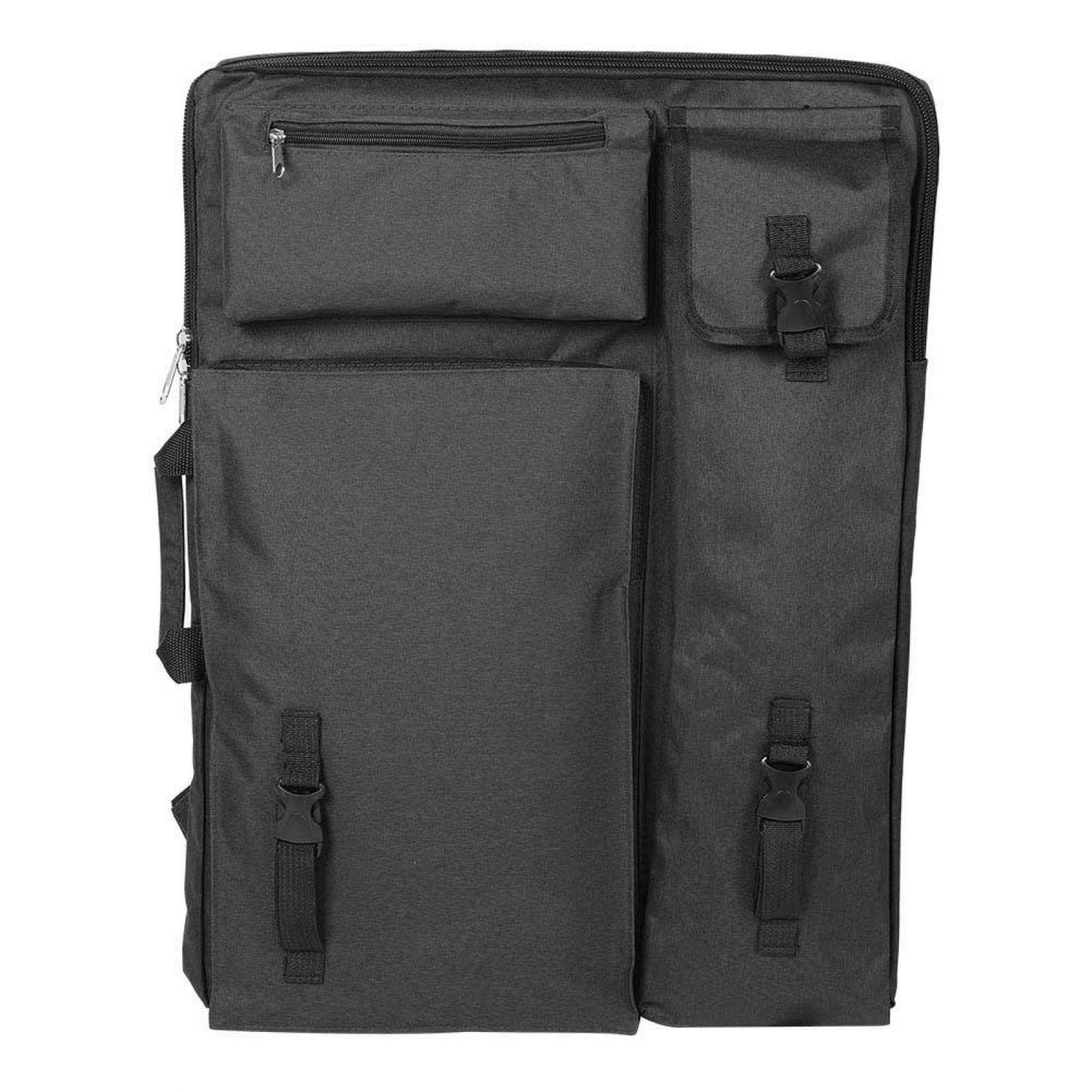 Jeanoko Zaino Impermeabile Grande per artisti, Zaino per Pittura Opaca 300D Portafoglio Art Portfolio Tote Strumenti artistici Impermeabili per Materiali artistici all'aperto Pigmenti Matite(Black)