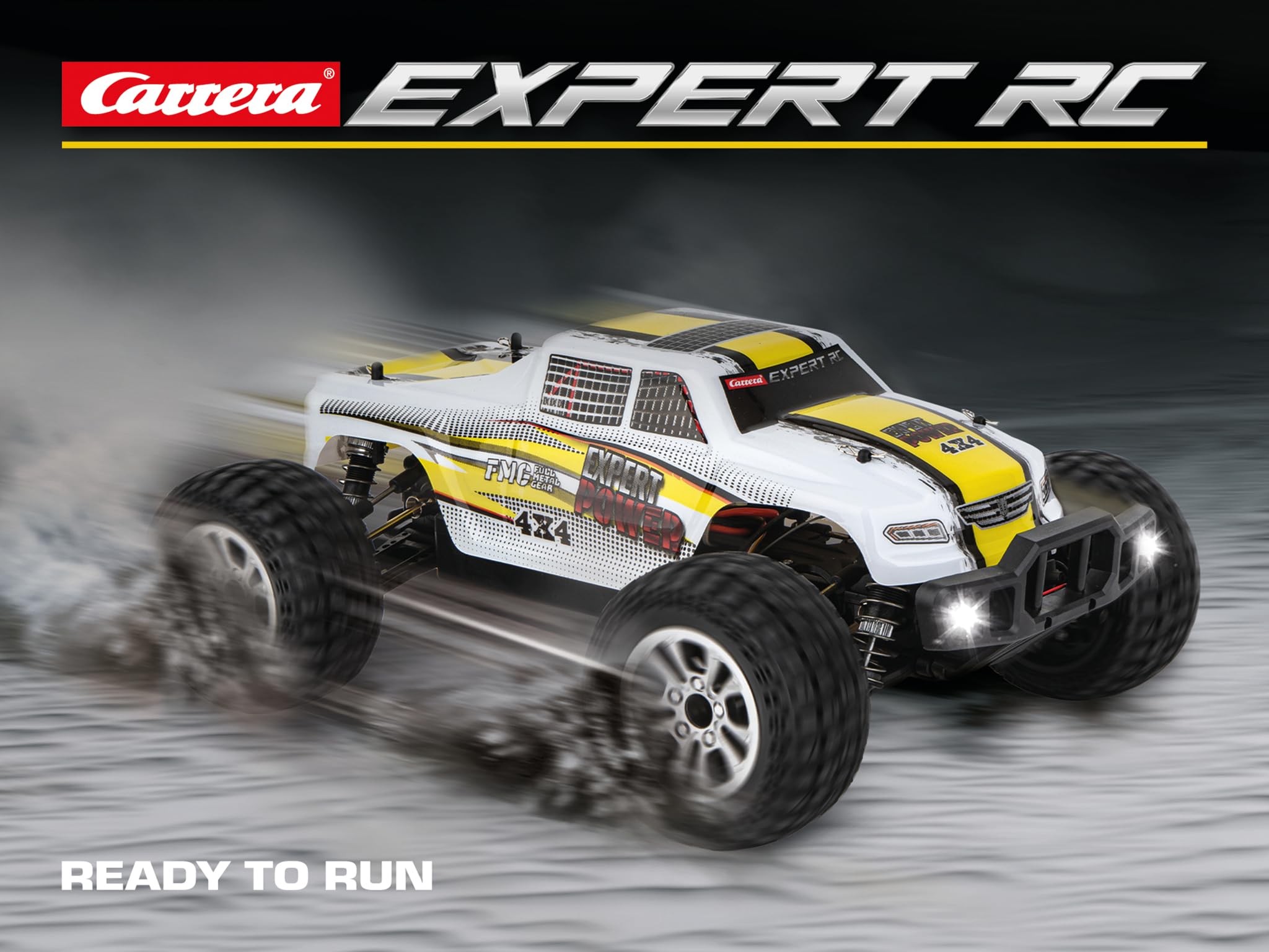 Carrera RC Ferngesteuerter Geländewagen 2,4GHz Offroad Expert RC I Maßstab 1:10 I ab 14 Jahren I Allradantrieb I Ready to Run - sofortiger Fahrspaß