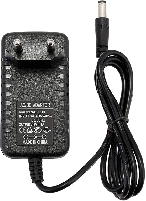 GreenSun Zasilacz sieciowy LED DC 12 V, AC 100-240 V transformator do taśm LED 3528/5050 12 W maksymalne zasilanie 1 A wtyczka EU