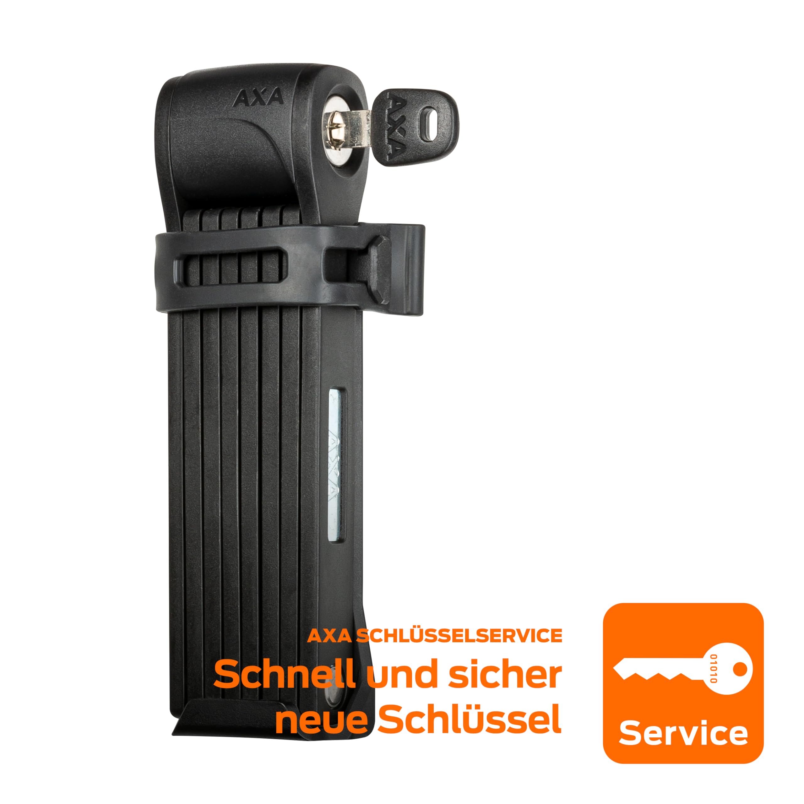 AXA Fold Lite 100 Klappschloss schwarz für Fahrrad