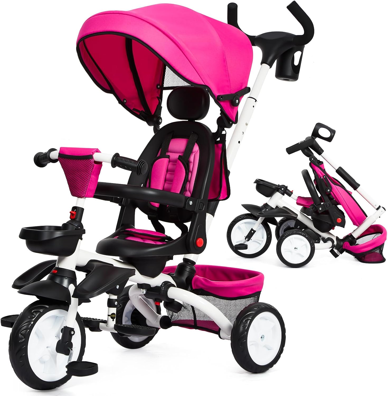 Toddler Toys XJD In Toddler Bike With Push Handle,Tricycles