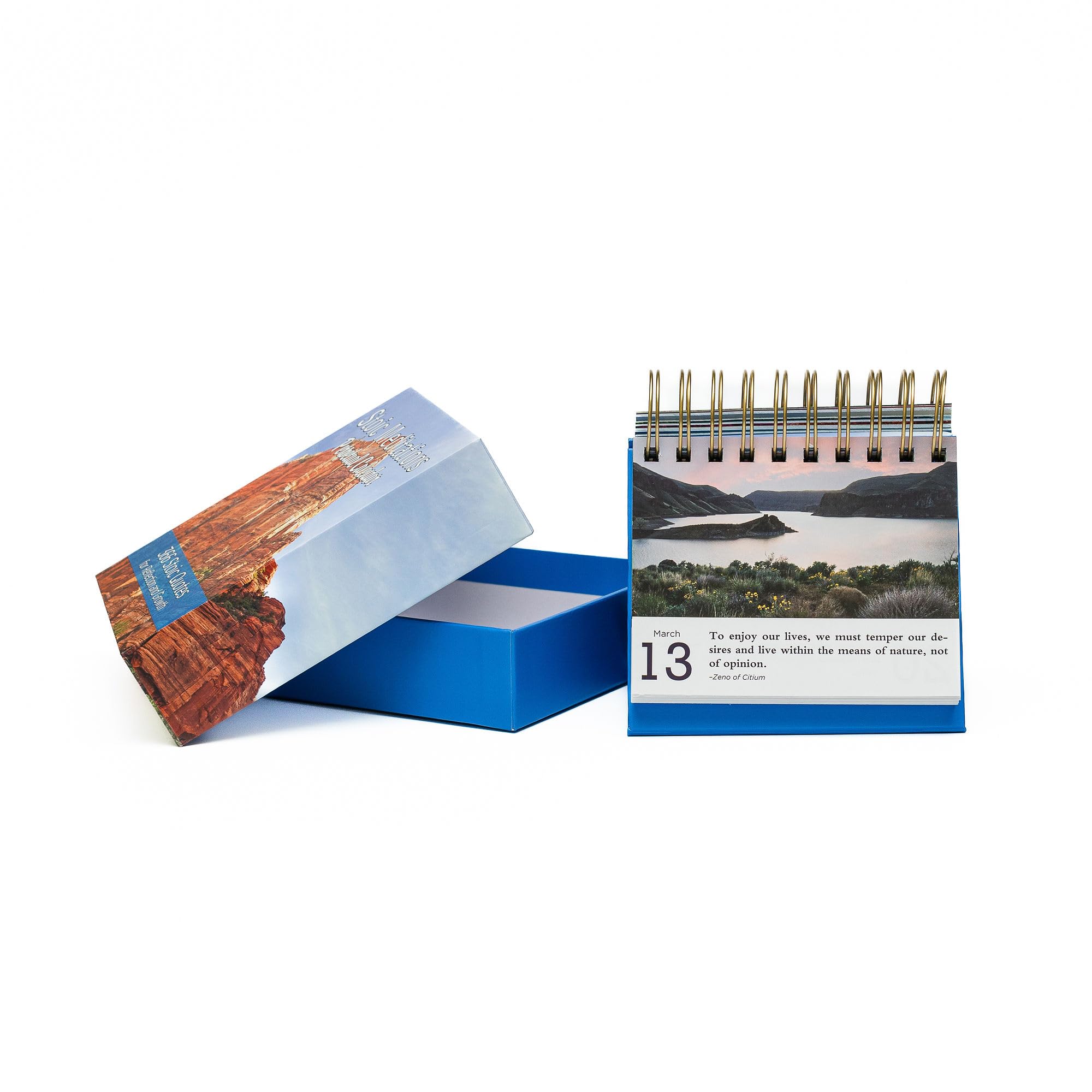 2025 Stoic Meditations Perpetual Calendar: 366 Stoic Quotes for Reflection and Growth Daily Flip Calendar - Image 2