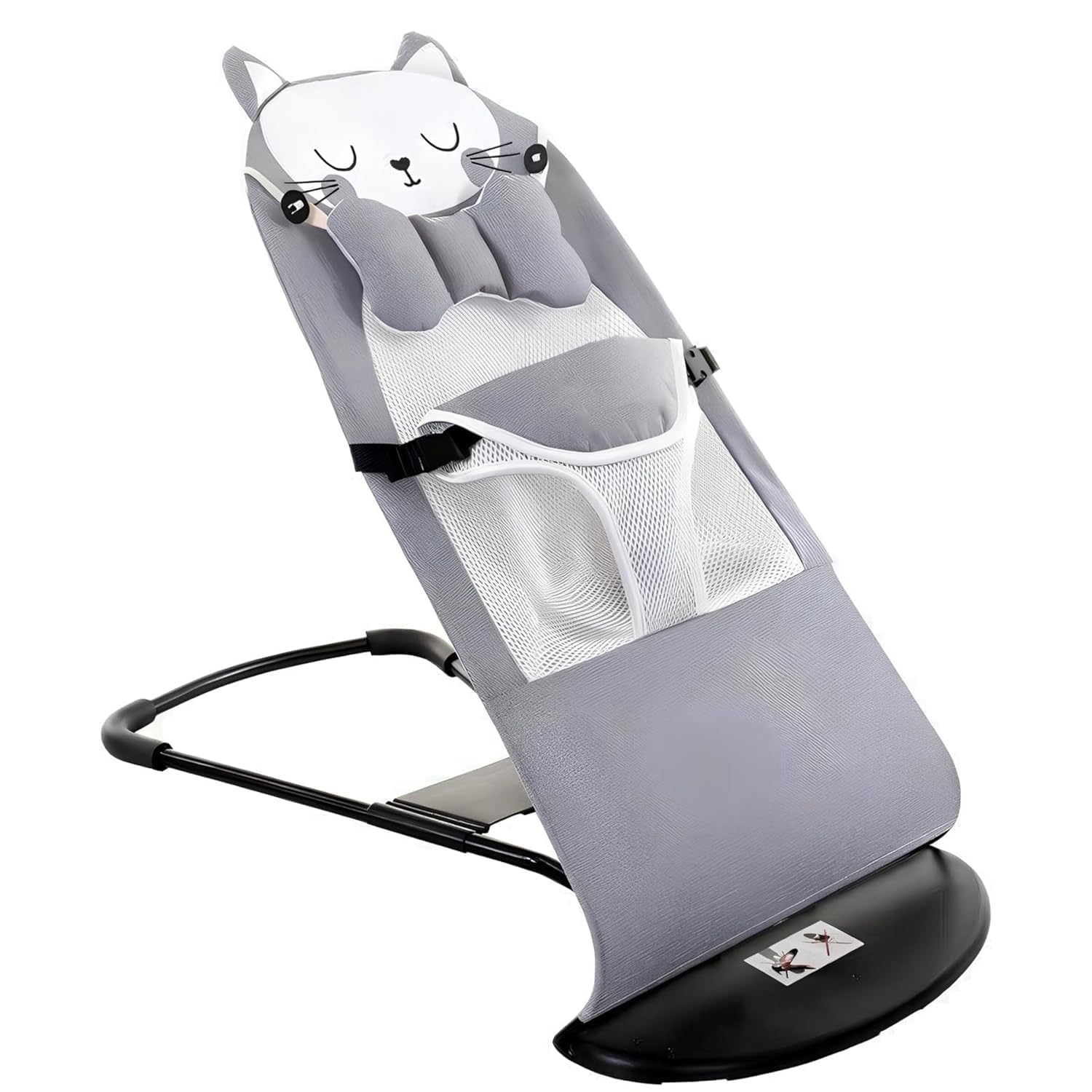 Infant Baby Bouncer & Rocking Chair – Foldable Reclining Baby Sleeping & Swing Seat with Ergonomic Design, Soothing Vibration, Lightweight & Portable Baby Bouncy Seat, Max Load 10 kg (Multi Color)-image-27