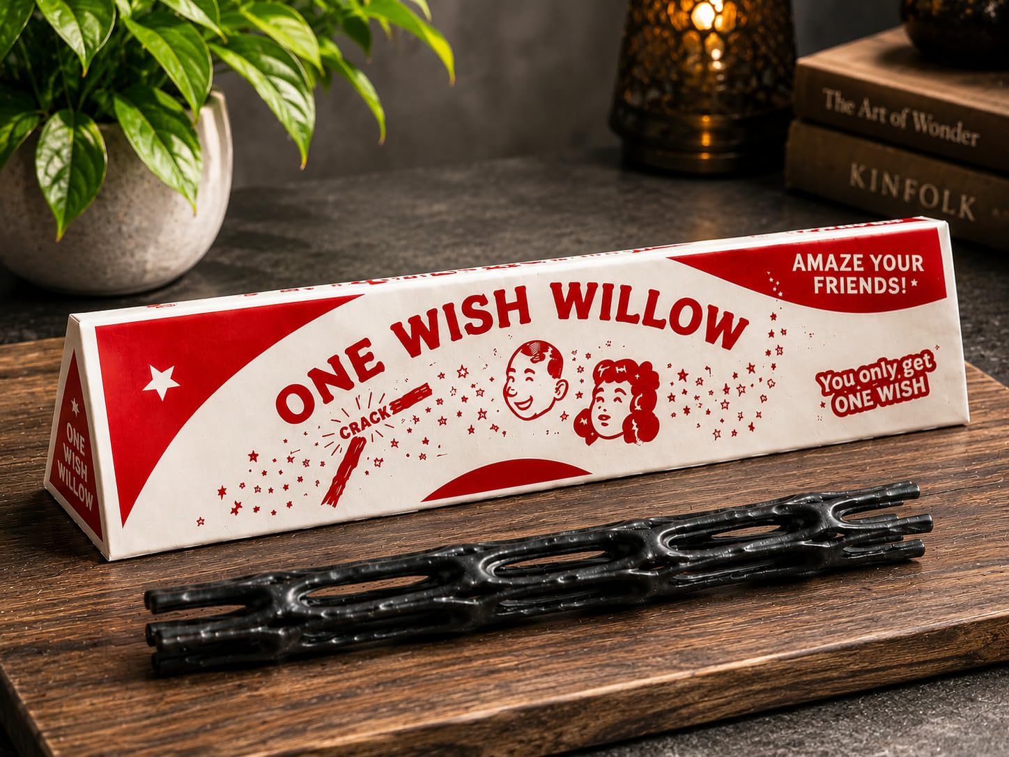 One Wish Willow Magic Wish Real Stick Toy Prop with Collector Gift Box | Novelty Fantasy Wand Accessory | Display Piece, Obsession Movie Party Prop & Gift Item |-image-9