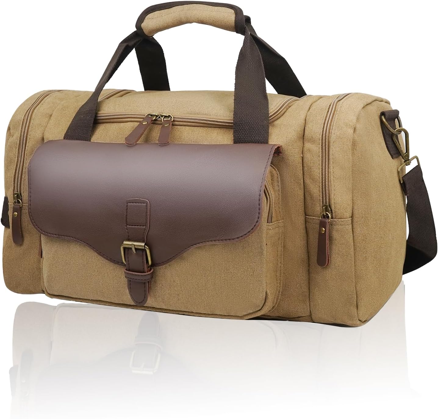 22L Lightweight Travel Duffle Bag - Approved Under Seat Carry-On, Multi-Pocket Weekender Gym Bag with Adjustable Straps, Unisex Overnight Bag for Men & Women - Image 2