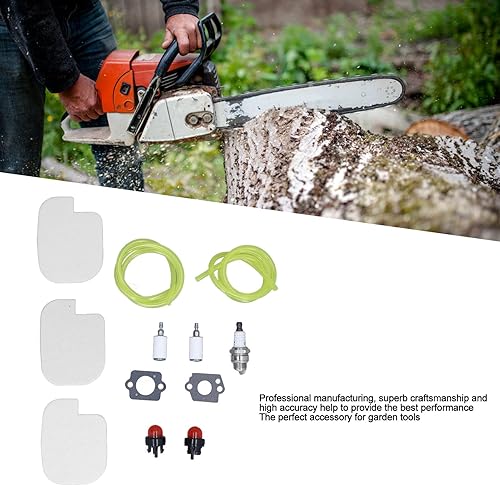 Miniatura 2 de Fydun 530057925 Filter S Plug Fuel Line Primer Bulb Replacement Kit for Poulan Gas Chainsaw for Home,Studio,Patio