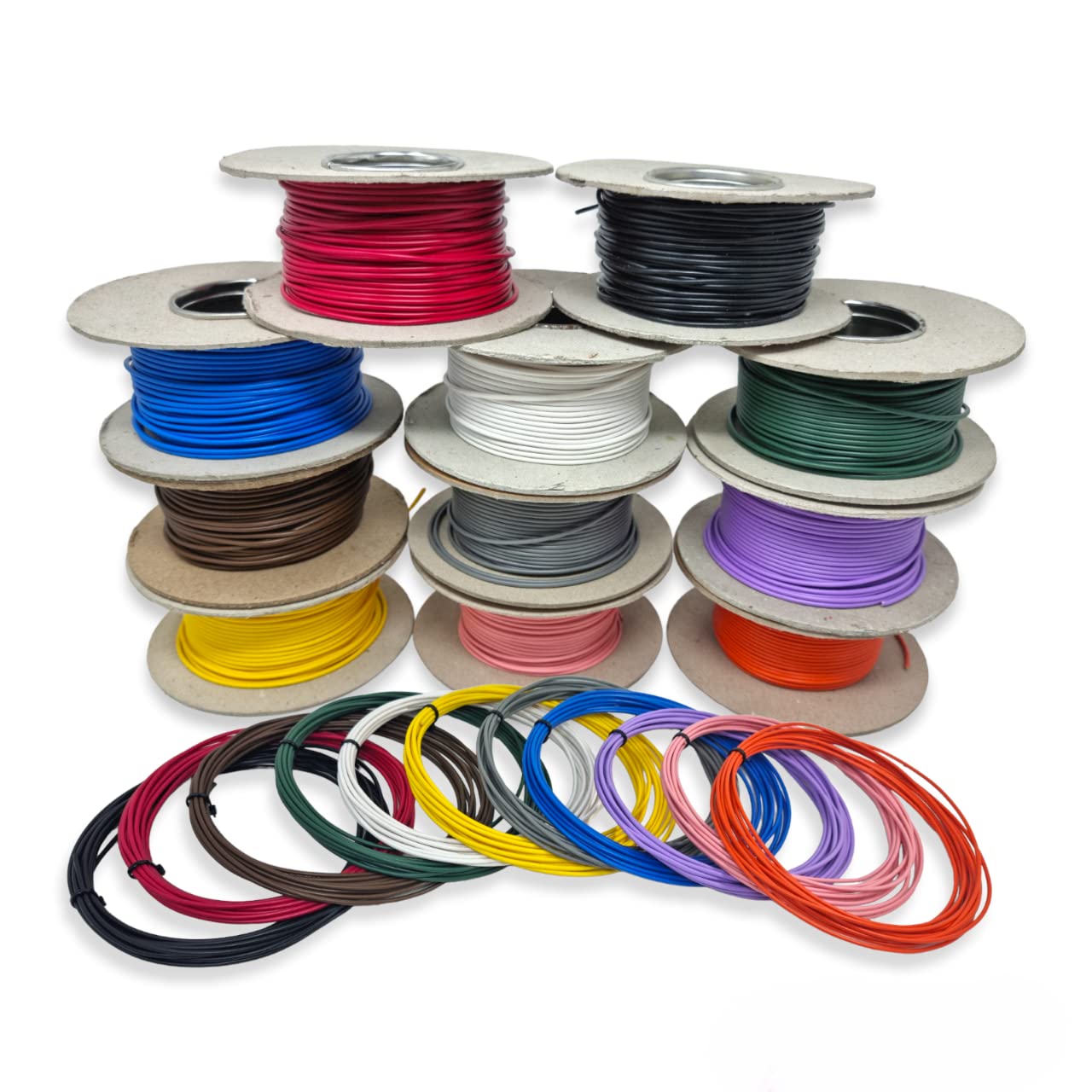 Single Core Cable 8.75 Amp Rated 1.0mm² 12v 24v (10 Metres Grey) Stranded Copper Wire