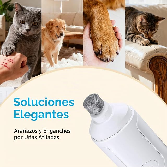 Foto 8 de 8 de Mcbazel Lima De Uñas Eléctrica para Perros,Eléctrico Tipo-C Amoladora de Uñas 8000 RPM para Recortador…